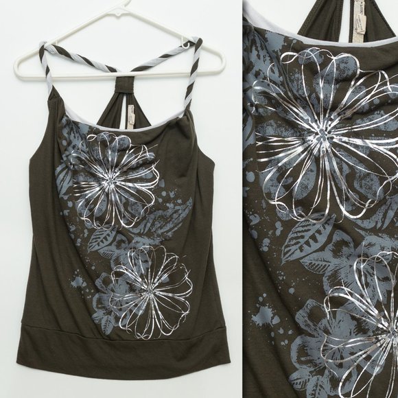 Derek Heart Tops - Derek Heart Y-Back Rope-Strap Tank
